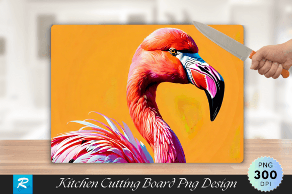 Download Greater Flamingo Cutting Board PNG - Premium Resources