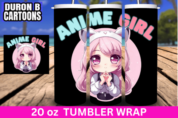 Download Anime Girl Tumbler Clipart - Premium Resources