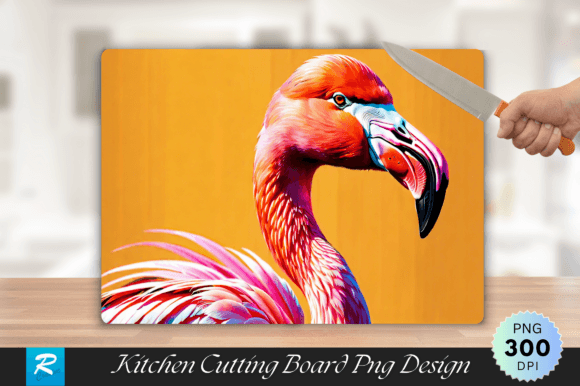 Download Greater Flamingo Cutting Board PNG - Premium Resources